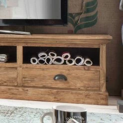 Rustikales TV Board Aus Recyclingholz - Umilva 9 Rustikales TV Board Aus Recyclingholz - Umilva -Lana Sales rustikales tv board aus recyclingholz teak gebuerstet umilva 02