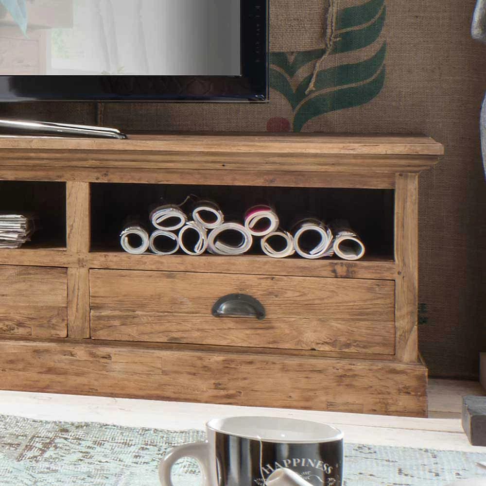 Rustikales TV Board Aus Recyclingholz - Umilva 5 Rustikales TV Board Aus Recyclingholz - Umilva – Bild 3