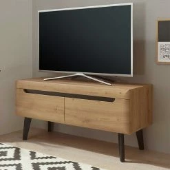 Scandi Chic TV Board 107 Cm Breit - Olcian 9 Scandi Chic TV Board 107 Cm Breit - Olcian -Lana Sales scandi chic tv board 107 cm breit in wildeiche schwarz olcian 01