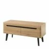 Scandi Chic TV Board 107 Cm Breit - Olcian -Lana Sales scandi chic tv board 107 cm breit in wildeiche schwarz olcian f