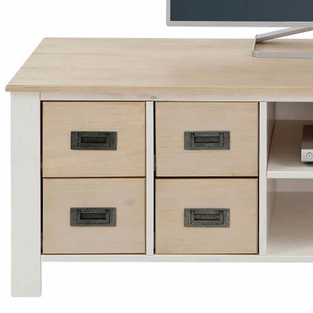 Scandi Chic TV-Lowboard 150x45x50 Cm - Airina 6 Scandi Chic TV-Lowboard 150x45x50 Cm - Airina – Bild 4