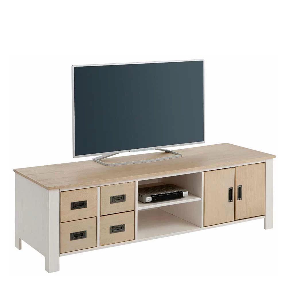 Scandi Chic TV-Lowboard 150x45x50 Cm - Airina 3 Scandi Chic TV-Lowboard 150x45x50 Cm - Airina