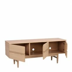 Scandi Chic TV Lowboard Mit Drei Türen - Emju 4 Scandi Chic TV Lowboard Mit Drei Türen - Emju -Lana Sales scandi chic tv lowboard mit drei tueren in eiche white wash emju 02