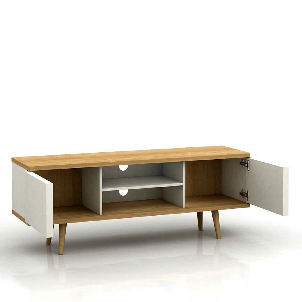 Scandi TV Unterschrank Zweifarbig - Jendren 5 Scandi TV Unterschrank Zweifarbig - Jendren – Bild 3