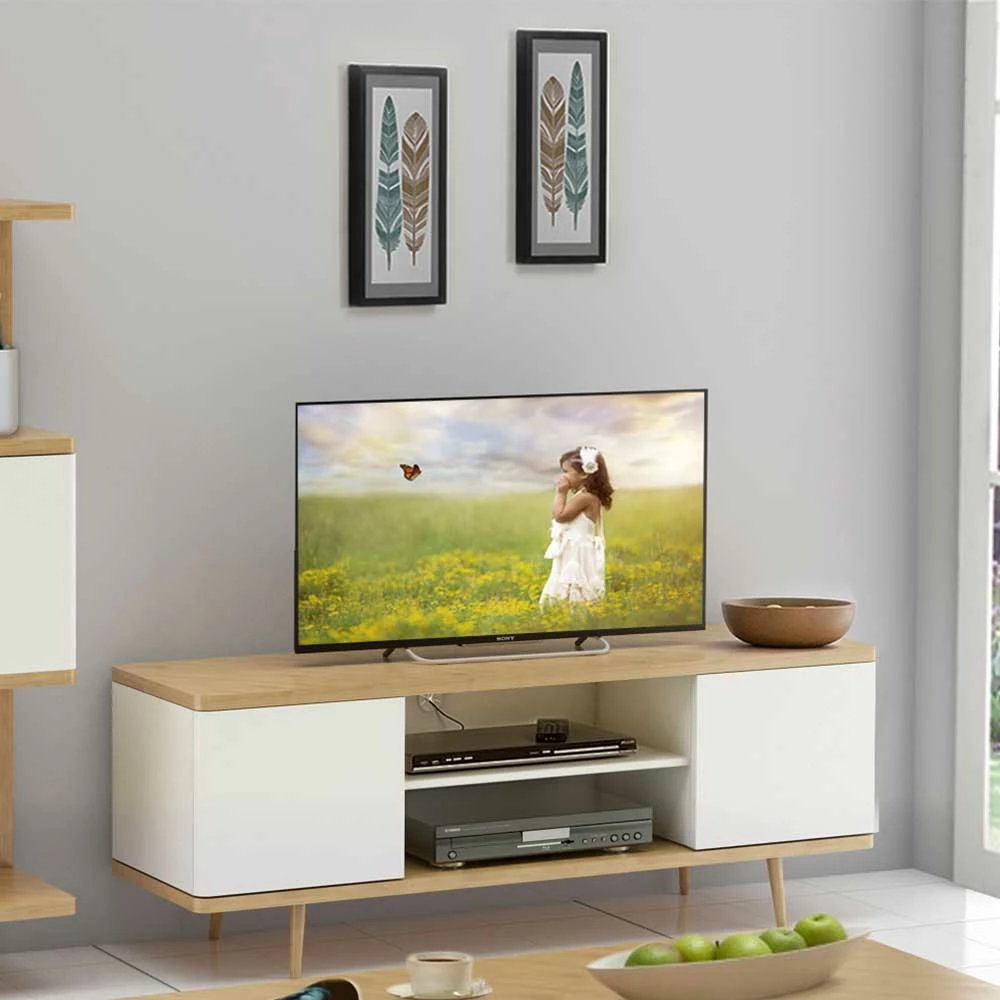 Scandi TV Unterschrank Zweifarbig - Jendren 6 Scandi TV Unterschrank Zweifarbig - Jendren – Bild 4