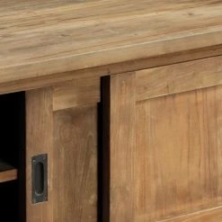 Schiebetüren Lowboard Pilica Aus Teak Massivholz -Lana Sales schiebetueren lowboard teak massivholz 150 cm pilica 05