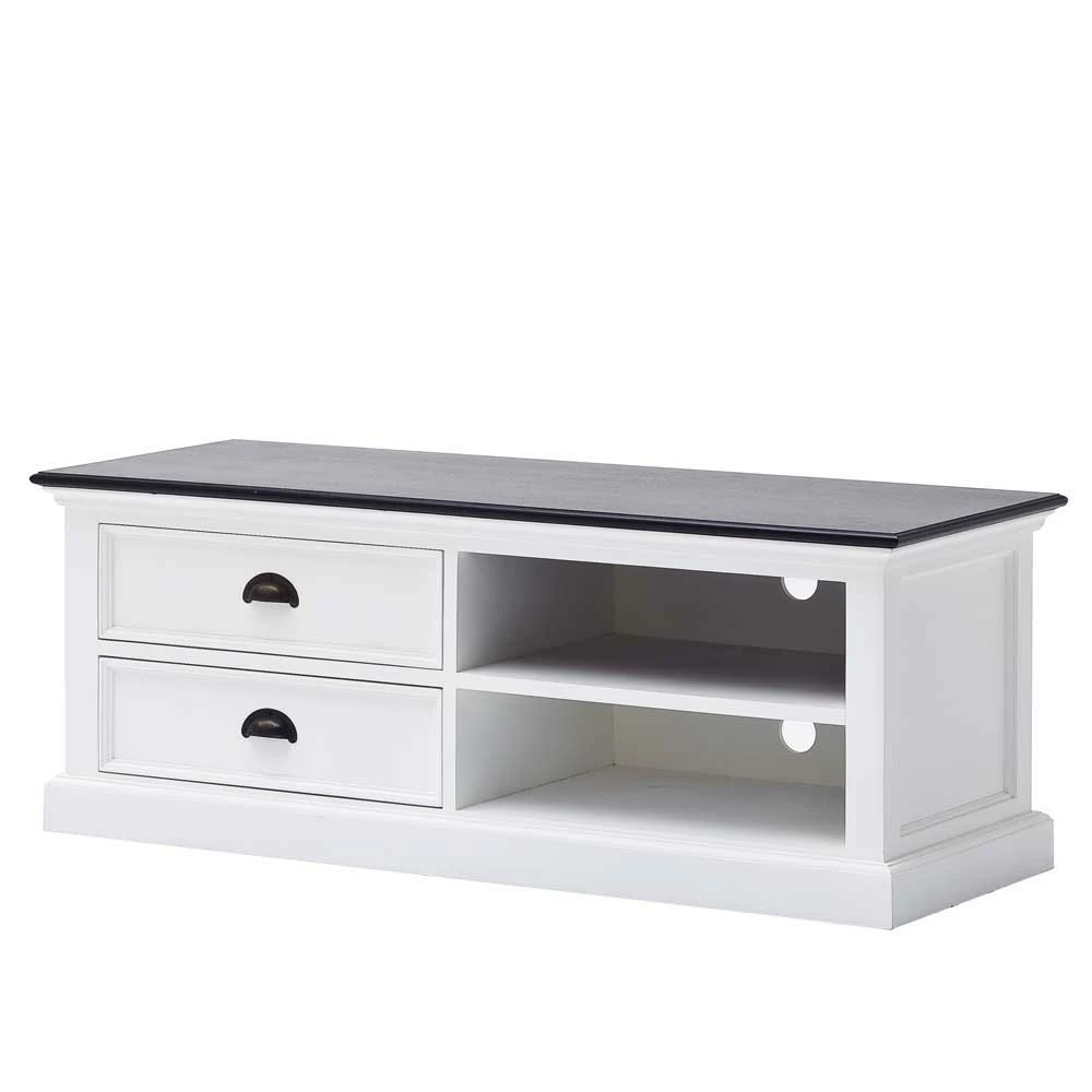 Schmales TV-Lowboad Provona In Landhausoptik 3 Schmales TV-Lowboad Provona In Landhausoptik