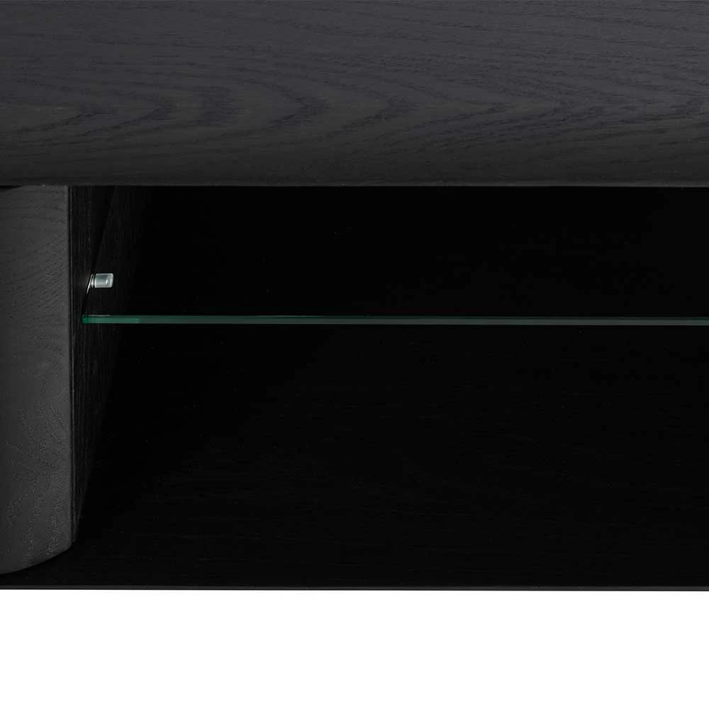 Schwarz Geöltes TV Board Aus Eiche - Vlotho 6 Schwarz Geöltes TV Board Aus Eiche - Vlotho – Bild 5