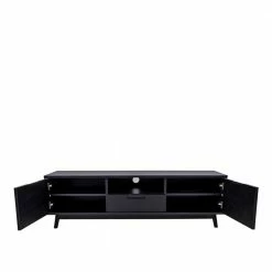 Schwarzes TV Lowboard 150 Cm Breit - Vigadru 9 Schwarzes TV Lowboard 150 Cm Breit - Vigadru -Lana Sales schwarzes tv lowboard 150 cm breit mit 2 tueren schublade fach vigadru 03