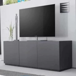 Sideboard Für Fernseher In Anthrazit - Zialko -Lana Sales sideboard fuer fernseher in anthrazit 3 tuerig 184x64 cm zialko 01