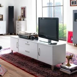 Sideboard Shiha Im Retro Style -Lana Sales sideboard retro style weiss shiha 01