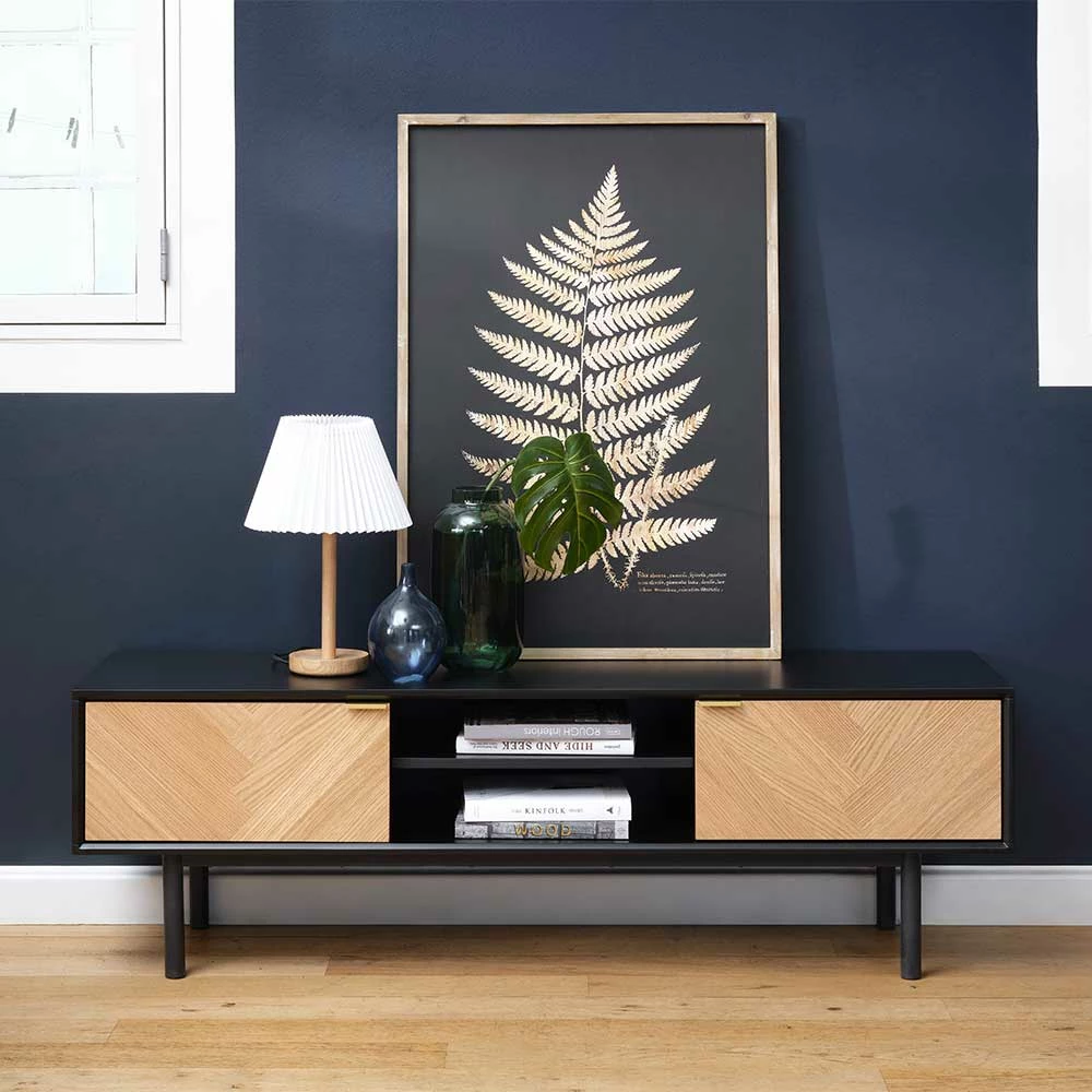 Skandi Design TV Tisch Mit 2 Türen & 2 Fächern - Carneys 4 Skandi Design TV Tisch Mit 2 Türen & 2 Fächern - Carneys – Bild 2