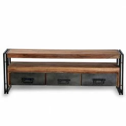 TV-Bank Mendoza Aus Akazie Massivholz 9 TV-Bank Mendoza Aus Akazie Massivholz -Lana Sales tv bank akazie massivholz altmetall mendoza 02