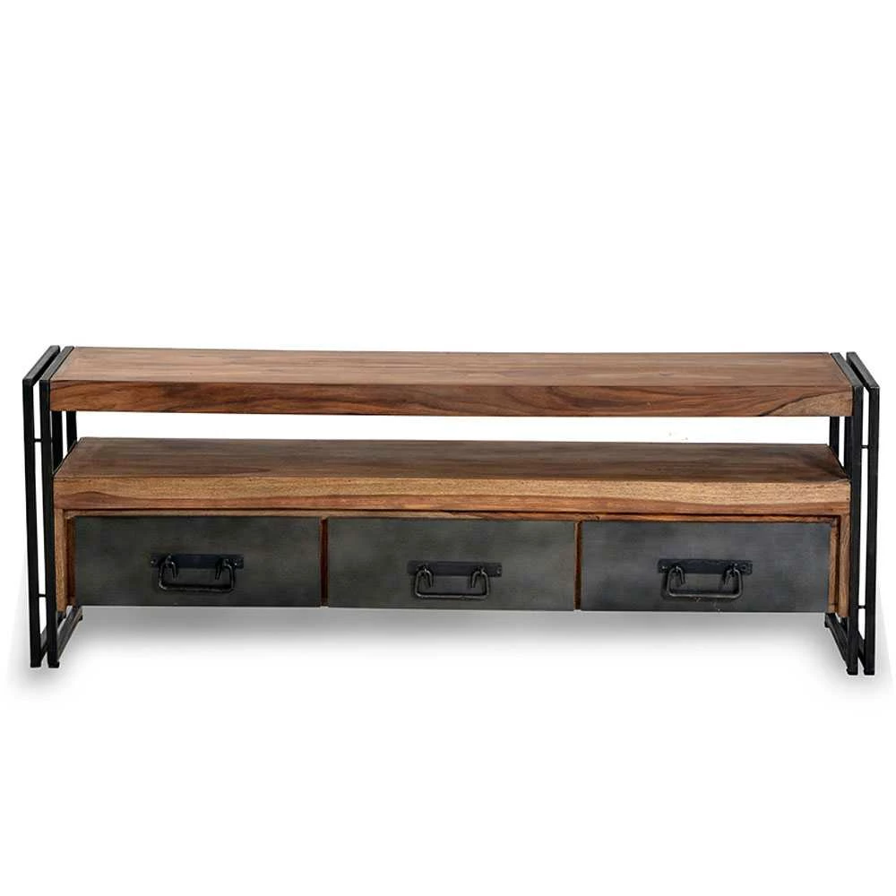 TV-Bank Mendoza Aus Akazie Massivholz 5 TV-Bank Mendoza Aus Akazie Massivholz – Bild 3