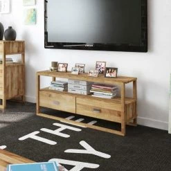 TV Bank Anuala Aus Wildeiche Massiv -Lana Sales tv bank wildeiche massiv schubladen anuala 01