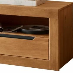 TV Board Aus Geöltem Wildeiche Massivholz - Opreravo -Lana Sales tv board aus geoeltem wildeiche massivholz mit zwei schubladen faechern opreravo 03