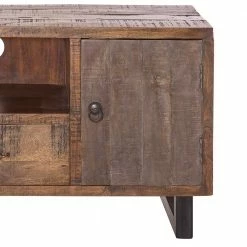 TV Board Aus Recyclingholz Mango - Bahiro -Lana Sales tv board aus recyclingholz mango sandgestrahlt metall bahiro 02