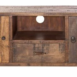 TV Board Aus Recyclingholz Mango - Bahiro -Lana Sales tv board aus recyclingholz mango sandgestrahlt metall bahiro 03