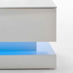 TV Board Mammut In Hochglanz Weiß -Lana Sales tv board hochglanz weiss rgb beleuchtung mammut 02