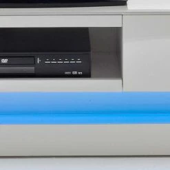 TV Board Mammut In Hochglanz Weiß -Lana Sales tv board hochglanz weiss rgb beleuchtung mammut 03