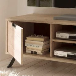 TV Board Im Retro Look - Rodonda -Lana Sales tv board im retro look im eiche dekor rodonda 03