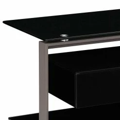 TV Board In Schwarz & Anthrazit - Cristiano 10 TV Board In Schwarz & Anthrazit - Cristiano -Lana Sales tv board in schwarz anthrazit aus sicherheitsglas stahl cristiano 02