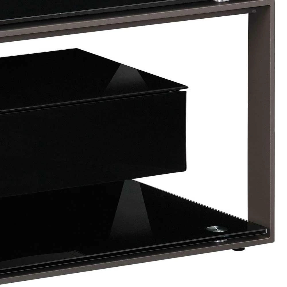 TV Board In Schwarz & Anthrazit - Cristiano 7 TV Board In Schwarz & Anthrazit - Cristiano – Bild 5