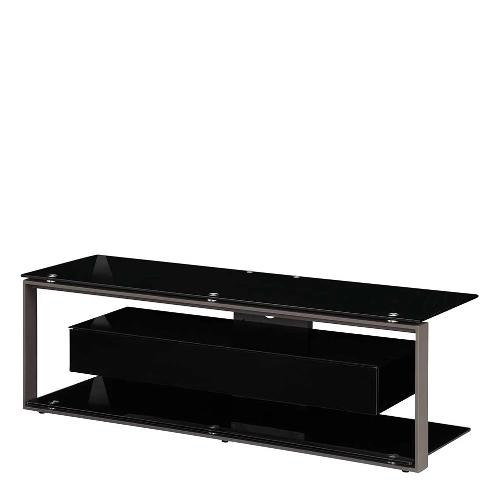 TV Board In Schwarz & Anthrazit - Cristiano 3 TV Board In Schwarz & Anthrazit - Cristiano