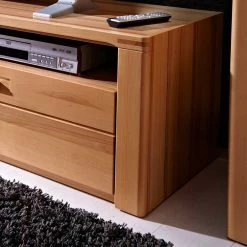 TV Board Jaena Aus Kernbuche Lackiert -Lana Sales tv board kernbuche lackiert 130 cm breit jaena 03