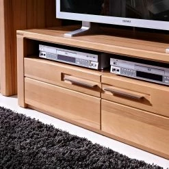 TV Board Jaena Aus Kernbuche Lackiert -Lana Sales tv board kernbuche lackiert 130 cm breit jaena 04