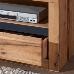 TV Board Mit Drei Schubladen & Fach - Nescavan -Lana Sales tv board mit drei schubladen fach aus wildeiche zerreiche nescavan 04