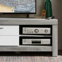 TV Board Mit LED Licht Lopalo 150 Cm Breit -Lana Sales tv board mit led licht 150 cm breit zweifarbig lopalo 02