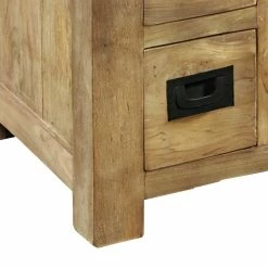 TV Board Pilica Mit Schiebetüren -Lana Sales tv board schiebetueren teak massiv pilica 02