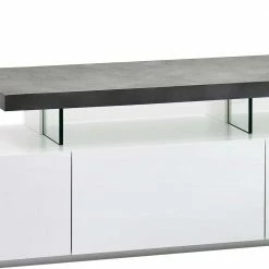 TV Board Franklin In Weiß Beton Grau 11 TV Board Franklin In Weiß Beton Grau -Lana Sales tv board weiss beton grau modern franklin 03