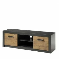 TV Element In Kastanie Holzdekor - Ebrican