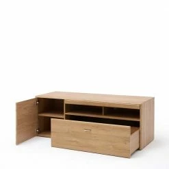 TV Element Mit Schublade & Tür - Iniena 11 TV Element Mit Schublade & Tür - Iniena -Lana Sales tv element mit schublade tuer 2 geraetefaechern wildeiche dekor iniena 03