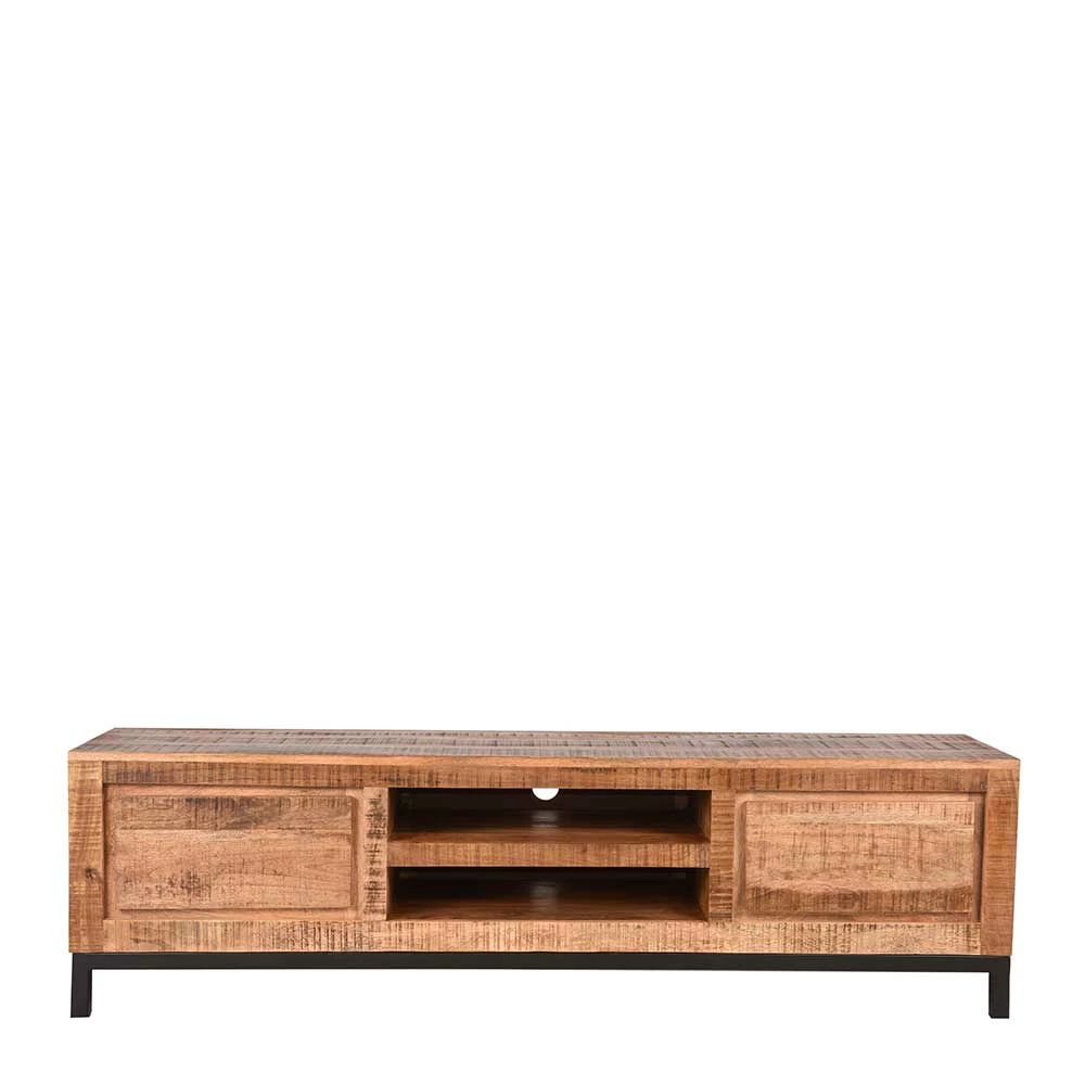 TV Kommode Aus Massivholz Mango Natur - Mustricanu 4 TV Kommode Aus Massivholz Mango Natur - Mustricanu – Bild 2