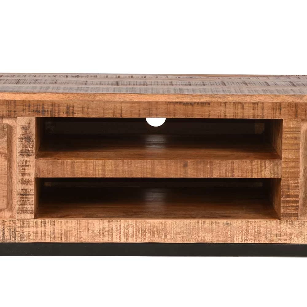 TV Kommode Aus Massivholz Mango Natur - Mustricanu 7 TV Kommode Aus Massivholz Mango Natur - Mustricanu – Bild 5