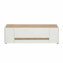 TV Kommode Mit Griffmulden - Nonessia -Lana Sales tv kommode mit griffmulden in weiss wildeiche nachbildung nonessia 03