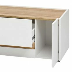 TV Kommode Mit Griffmulden - Nonessia -Lana Sales tv kommode mit griffmulden in weiss wildeiche nachbildung nonessia 05