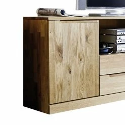 TV Kommode Natrius Aus Wildeiche Massivholz -Lana Sales tv kommode wildeiche massivholz 180 cm breit natrius 02
