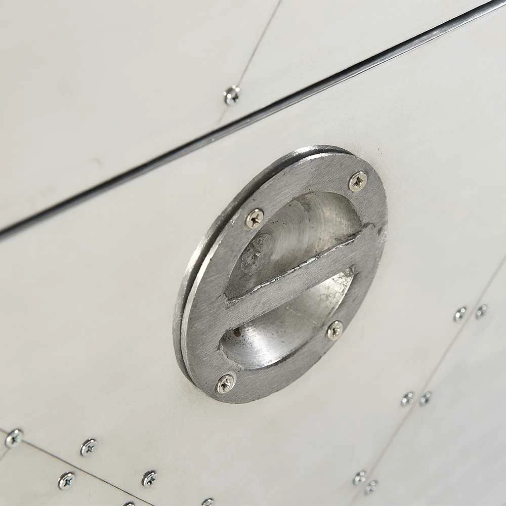 TV-Lowboard Pilot In Alufarben 7 TV-Lowboard Pilot In Alufarben – Bild 5