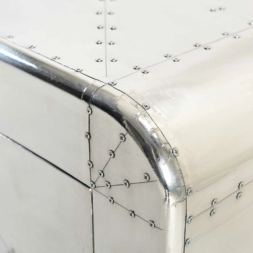 TV-Lowboard Pilot In Alufarben 8 TV-Lowboard Pilot In Alufarben – Bild 6