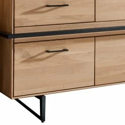 TV Lowboard Aus Asteiche Mit Metall - Clenza -Lana Sales tv lowboard aus asteiche mit metall 188 cm breit clenza 04