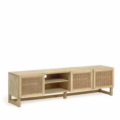 TV Lowboard Aus Wiener Geflecht Rattan - Uniaka -Lana Sales tv lowboard aus wiener geflecht rattan und mindi massivholz uniaka 01