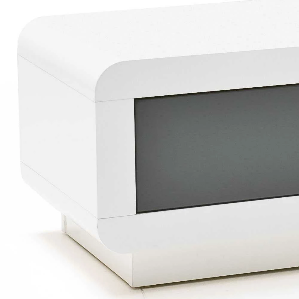 TV-Lowboard Mali In Hochglanz Weiß 4 TV-Lowboard Mali In Hochglanz Weiß – Bild 2