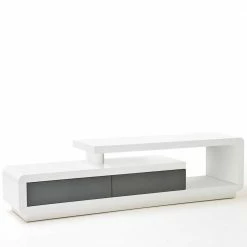 TV-Lowboard Mali In Hochglanz Weiß 12 TV-Lowboard Mali In Hochglanz Weiß -Lana Sales tv lowboard hochglanz weiss schubladen mali 05