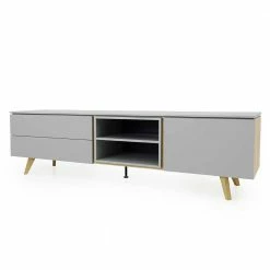 TV Lowboard Im Skandinavischen Stil - Crenados 10 TV Lowboard Im Skandinavischen Stil - Crenados -Lana Sales tv lowboard im skandinavischen stil in grau eiche crenados 02