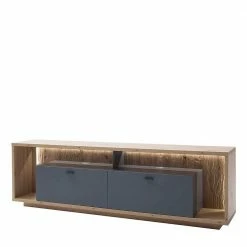 TV Lowboard In Eiche Optik & Grau - Dalavera
