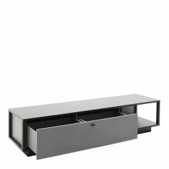 TV Lowboard In Grau & Anthrazit - Ridona -Lana Sales tv lowboard in grau anthrazit mit schublade fach 186x43x50 ridona 03